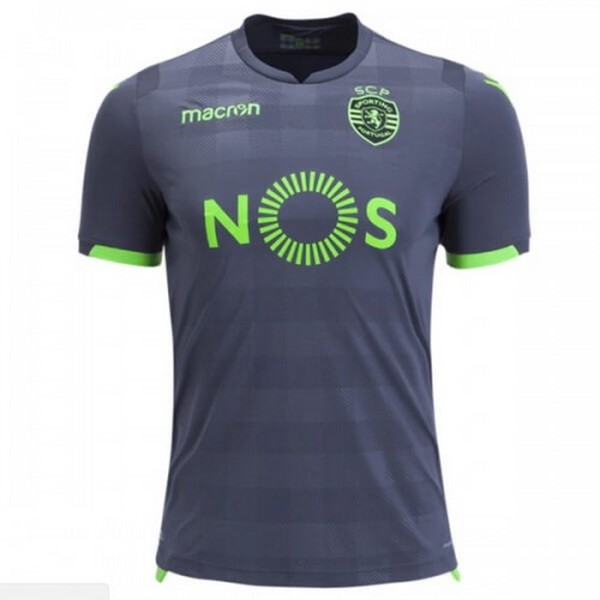 Camiseta Lisboa Replica Segunda Ropa 2018/19 Gris